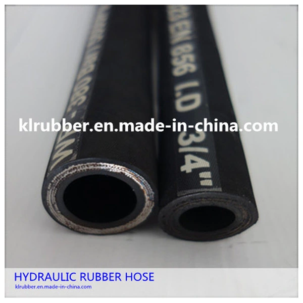 4sh High Pressure Spiral Reinforced Rubber Hydraulic Hose with Fitting